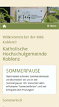 Mobile Screenshot of khg-koblenz.de