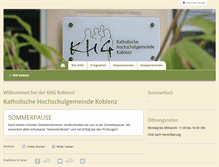 Tablet Screenshot of khg-koblenz.de